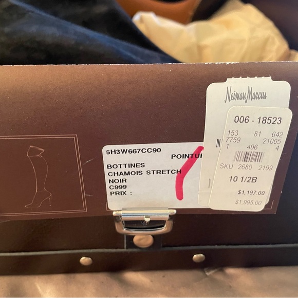 Alaia Black Over the Knee Boots (Authentic)